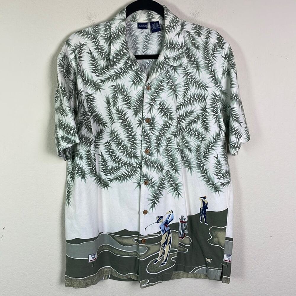 Vintage 90’s Hawaiian golfing shirt men’s M
